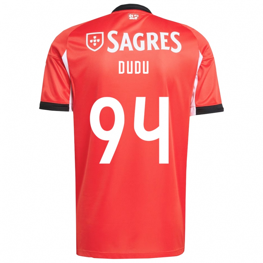 נשים Dudu #94 אדום לבן ג'רזי ביתית 2025/26 חולצה קצרה