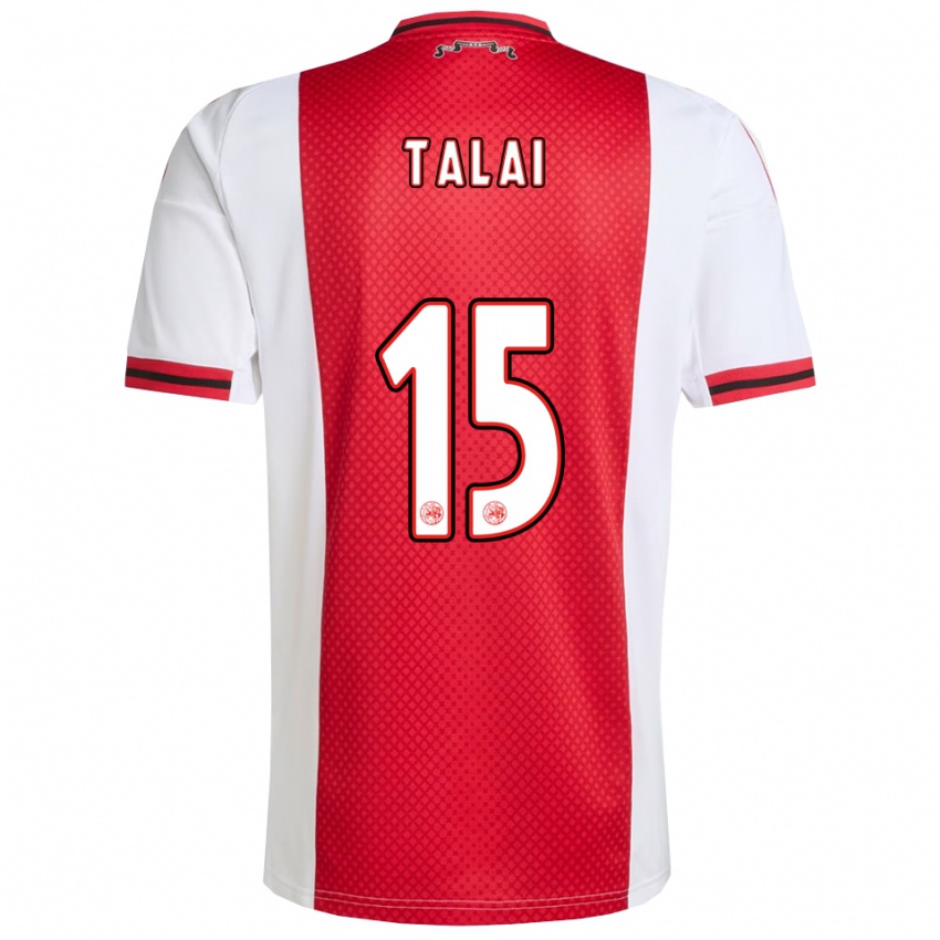 נשים Imran Talai #15 אדום לבן ג'רזי ביתית 2025/26 חולצה קצרה