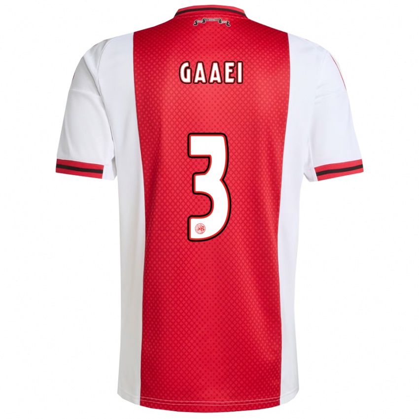 נשים אנטון גאי #3 אדום לבן ג'רזי ביתית 2025/26 חולצה קצרה