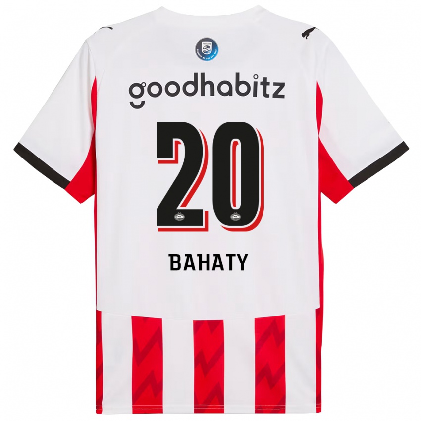 נשים Manuel Bahaty #20 אדום לבן ג'רזי ביתית 2025/26 חולצה קצרה