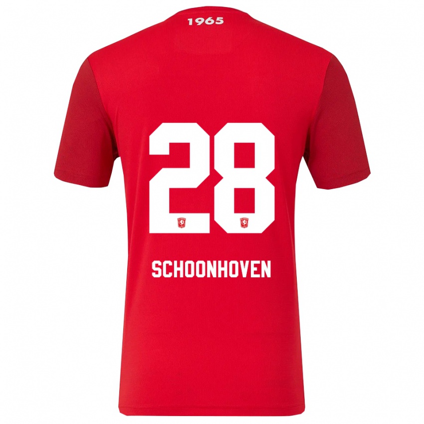 נשים רומן זחונהובן #28 אדום לבן ג'רזי ביתית 2025/26 חולצה קצרה