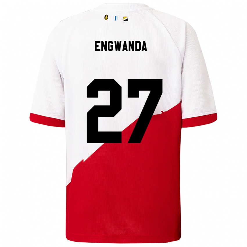 נשים Alonzo Engwanda #27 לבן אדום ג'רזי ביתית 2025/26 חולצה קצרה