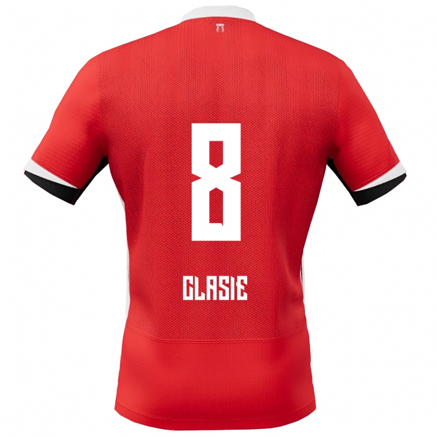 נשים ג'ורדי קלאסי #8 אדום לבן ג'רזי ביתית 2025/26 חולצה קצרה