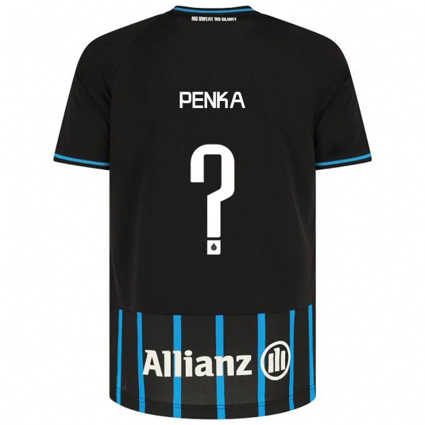 נשים Godfried Penka #0 שחור כחול ג'רזי ביתית 2025/26 חולצה קצרה