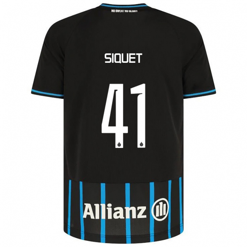 נשים הוגו סיקה #41 שחור כחול ג'רזי ביתית 2025/26 חולצה קצרה