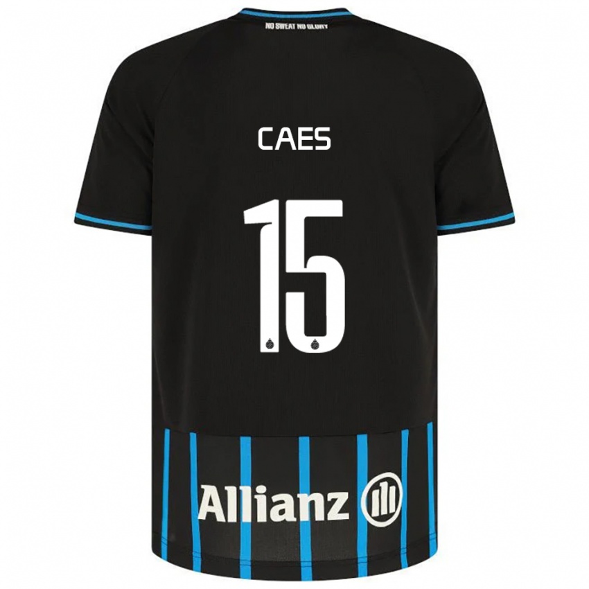 נשים Jippe Caes #15 שחור כחול ג'רזי ביתית 2025/26 חולצה קצרה