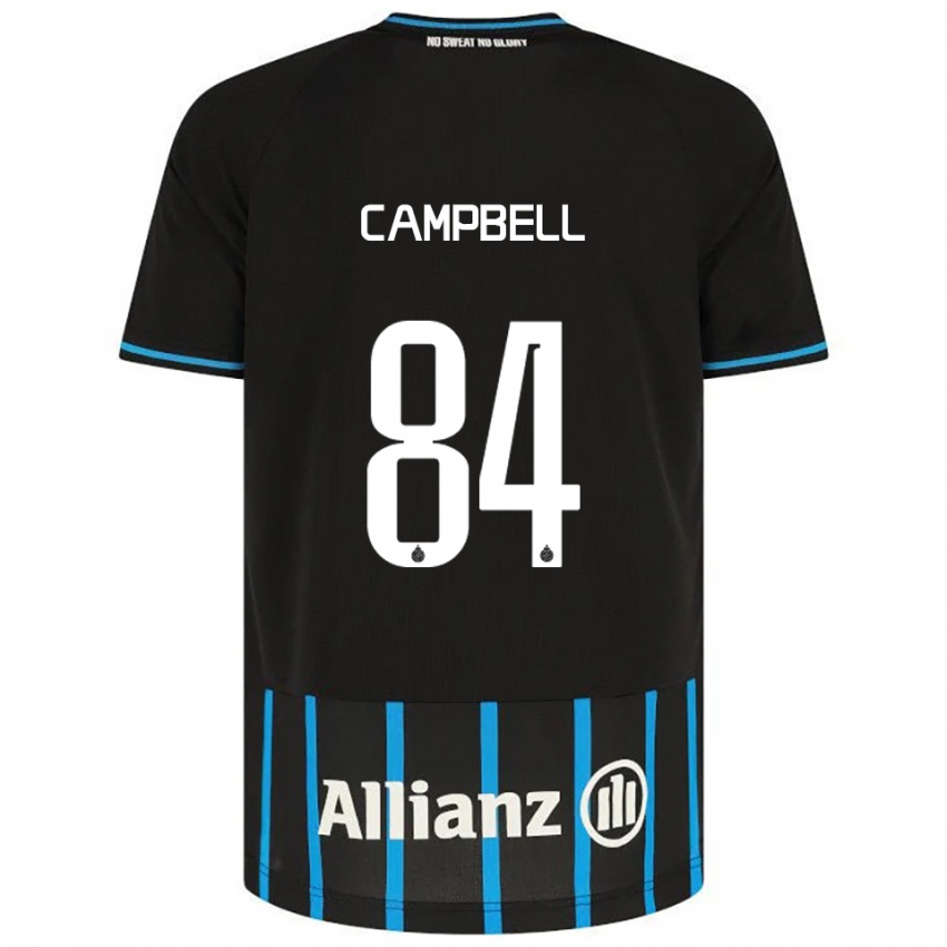 נשים שאנדרה קמפבל #84 שחור כחול ג'רזי ביתית 2025/26 חולצה קצרה