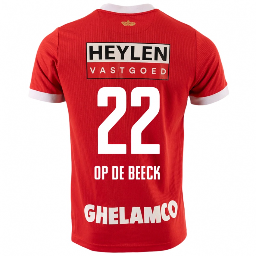 נשים גרג אופ די ביק #22 אדום לבן ג'רזי ביתית 2025/26 חולצה קצרה