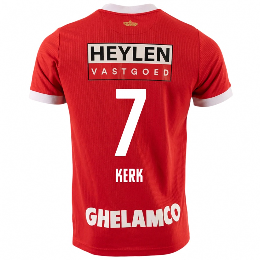 נשים גיראנו קרק #7 אדום לבן ג'רזי ביתית 2025/26 חולצה קצרה