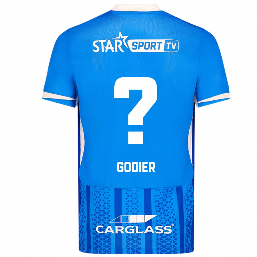נשים Chelsea Godier #0 כחול לבן ג'רזי ביתית 2025/26 חולצה קצרה