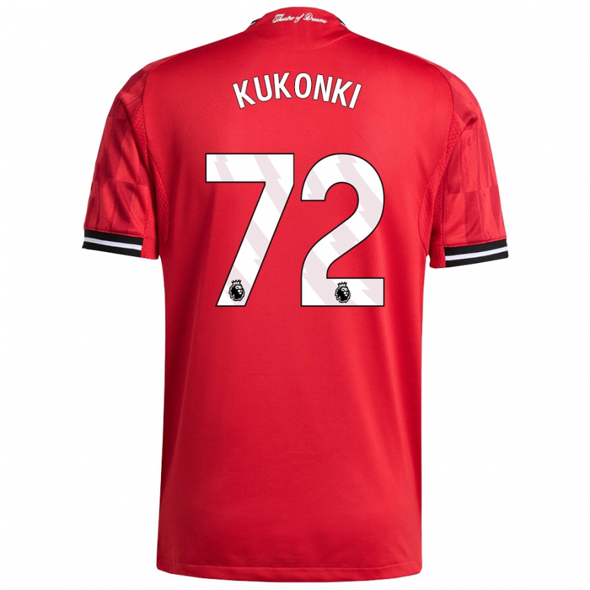 נשים Godwill Kukonki #72 אדום שחור לבן ג'רזי ביתית 2025/26 חולצה קצרה