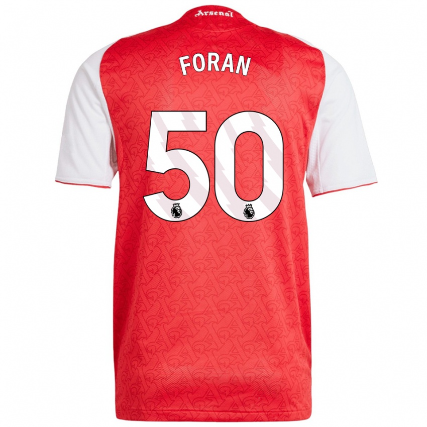 נשים טיילור פורן #50 אדום לבן ג'רזי ביתית 2025/26 חולצה קצרה