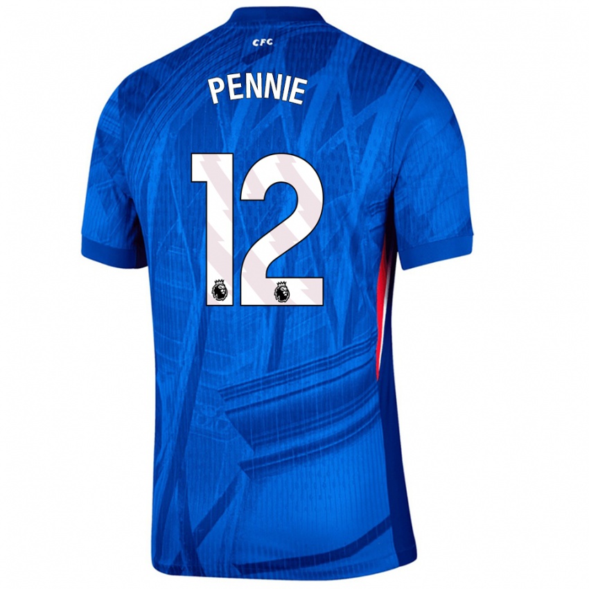 נשים Andrew Pennie #12 כחול לבן ג'רזי ביתית 2025/26 חולצה קצרה