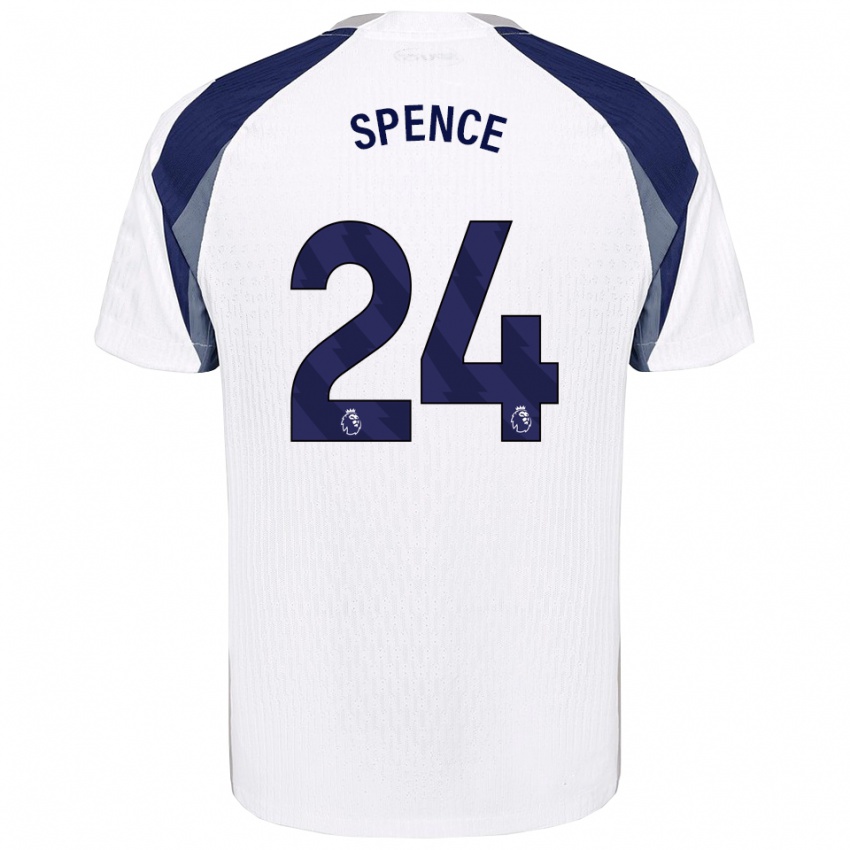 נשים ג'אד ספנס #24 לבן נייבי ג'רזי ביתית 2025/26 חולצה קצרה