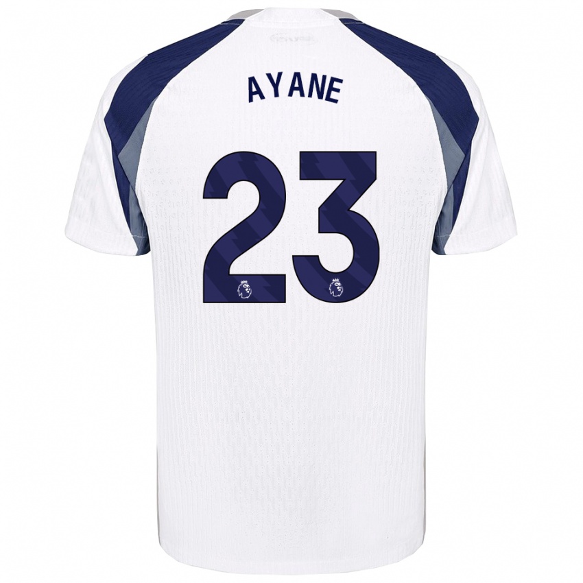 נשים רוסלה אייאני #23 לבן נייבי ג'רזי ביתית 2025/26 חולצה קצרה