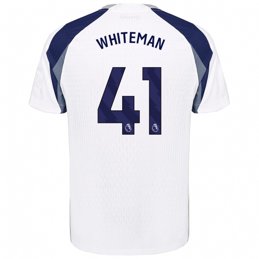 נשים אלפי ווייטמן #41 לבן נייבי ג'רזי ביתית 2025/26 חולצה קצרה