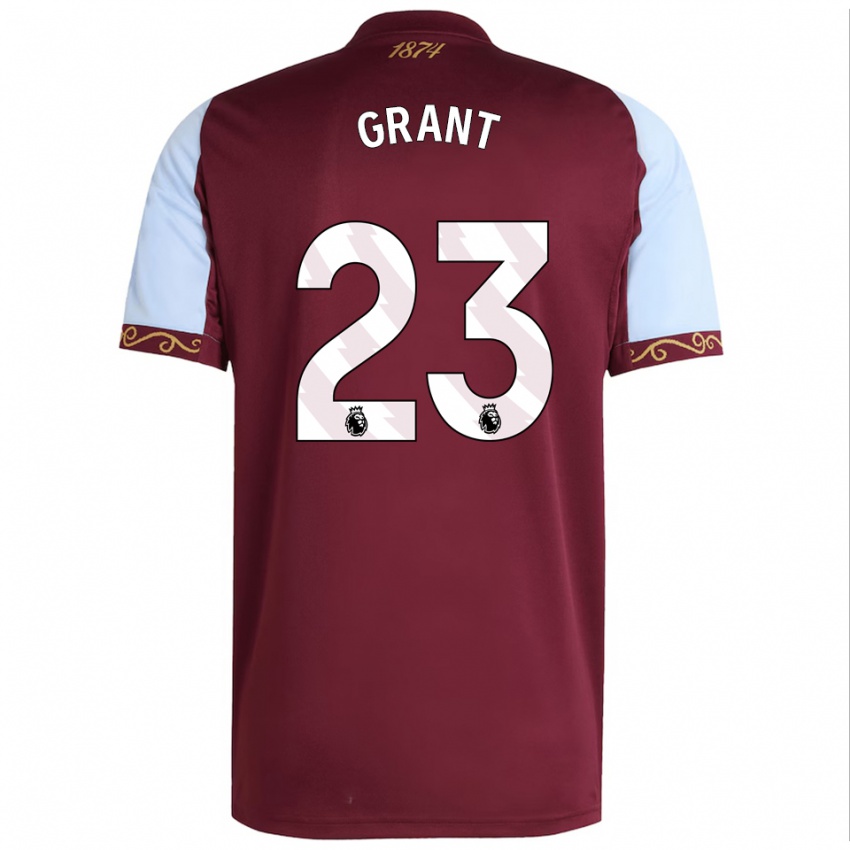 נשים גרנט צ'סיטי #23 בורדו תכלת ג'רזי ביתית 2025/26 חולצה קצרה