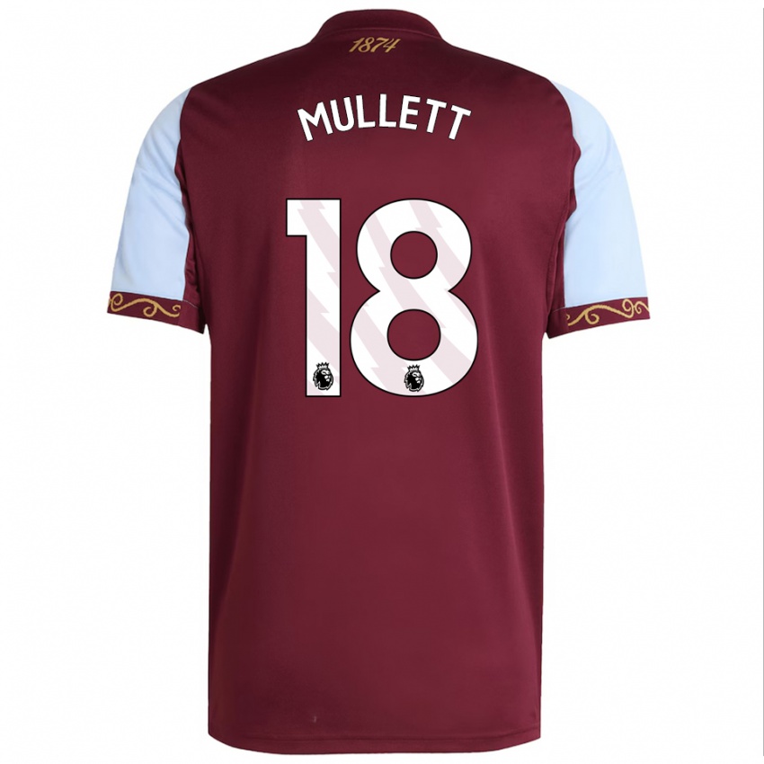 נשים ג'ורג'יה מולט #18 בורדו תכלת ג'רזי ביתית 2025/26 חולצה קצרה