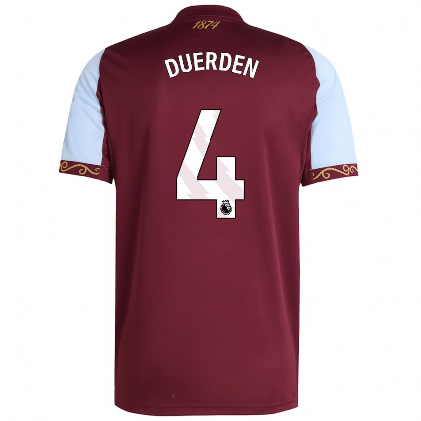 נשים ארצ'י דורדן #4 בורדו תכלת ג'רזי ביתית 2025/26 חולצה קצרה