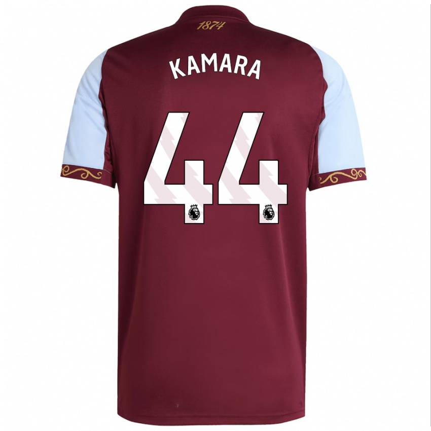 נשים בובאקאר קמארה #44 בורדו תכלת ג'רזי ביתית 2025/26 חולצה קצרה