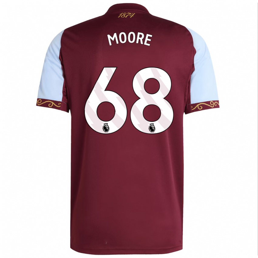 נשים קוביי מור #68 בורדו תכלת ג'רזי ביתית 2025/26 חולצה קצרה