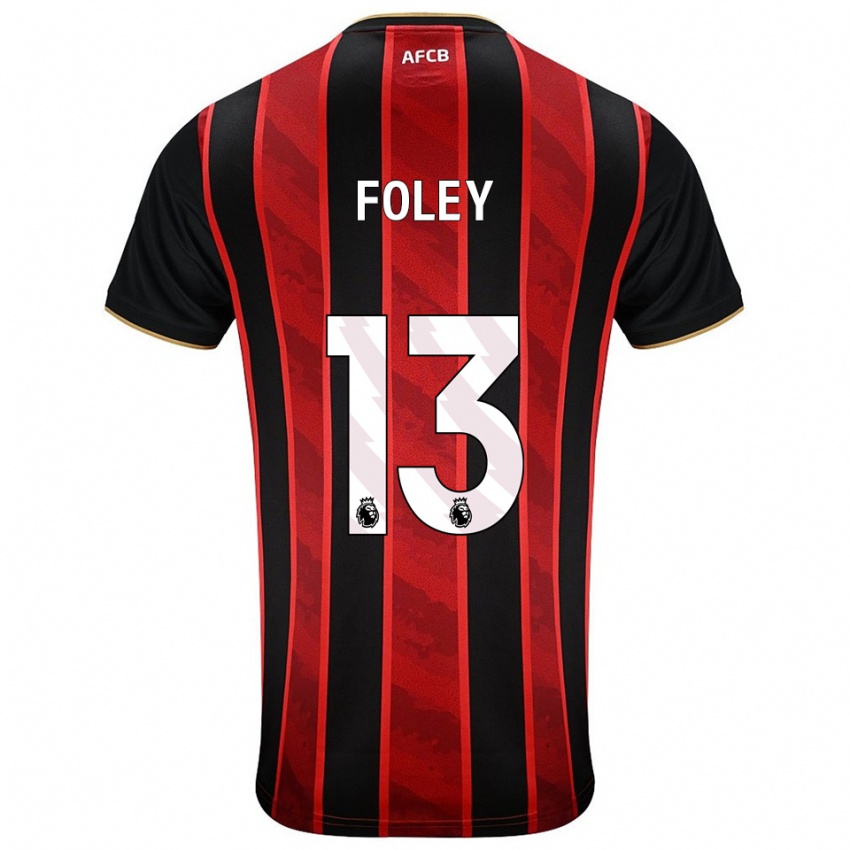 נשים ארין פולי #13 אדום שחור ג'רזי ביתית 2025/26 חולצה קצרה