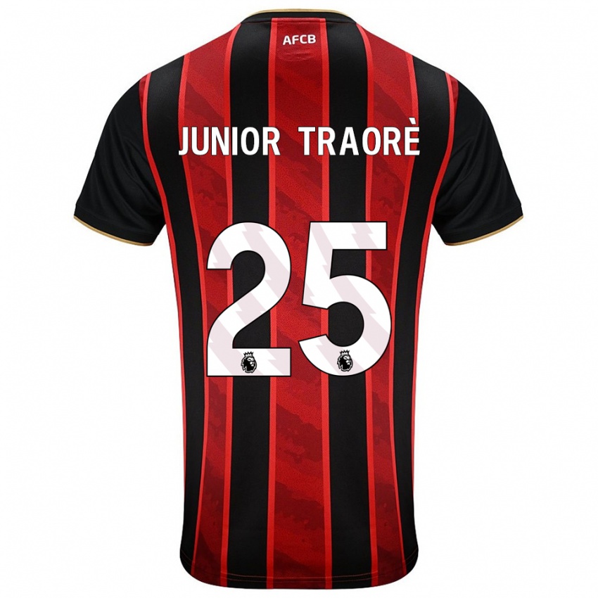 נשים חאמד טראורה #25 אדום שחור ג'רזי ביתית 2025/26 חולצה קצרה