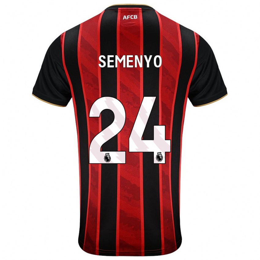 נשים אנטואן סמניו #24 אדום שחור ג'רזי ביתית 2025/26 חולצה קצרה