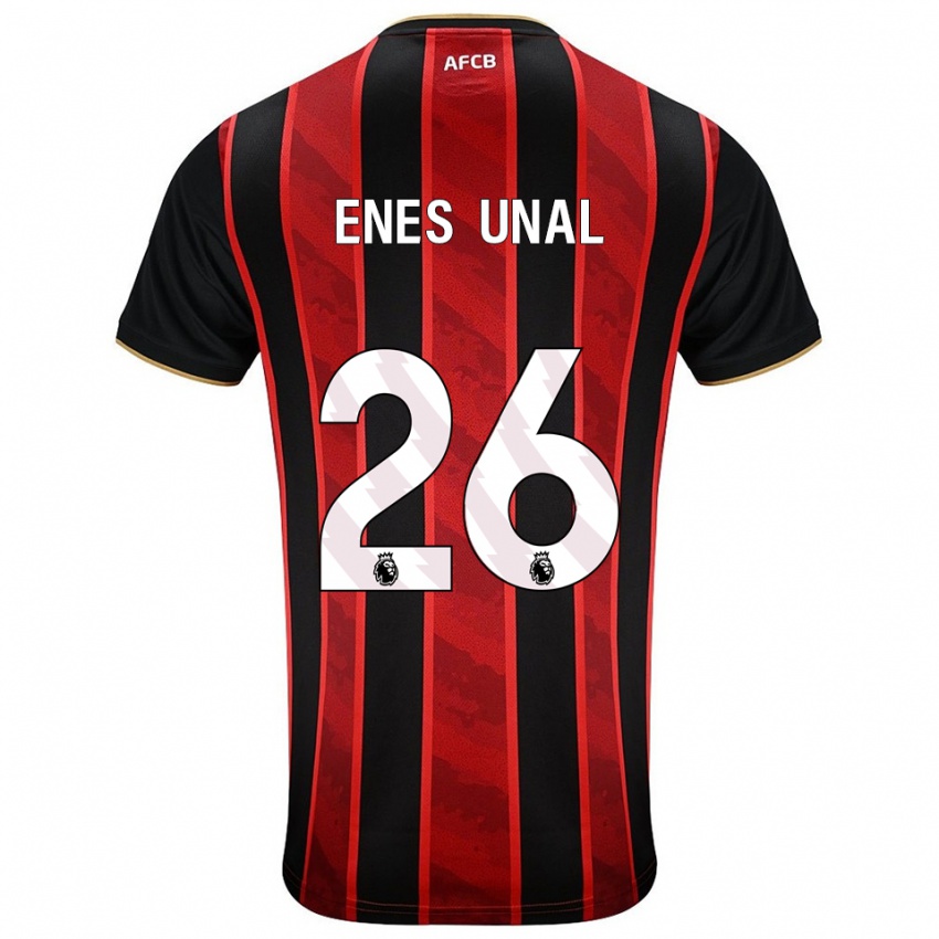 נשים אנס אונאל #26 אדום שחור ג'רזי ביתית 2025/26 חולצה קצרה