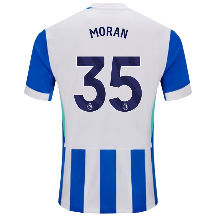 נשים אנדרו מורן #35 כחול לבן ג'רזי ביתית 2025/26 חולצה קצרה