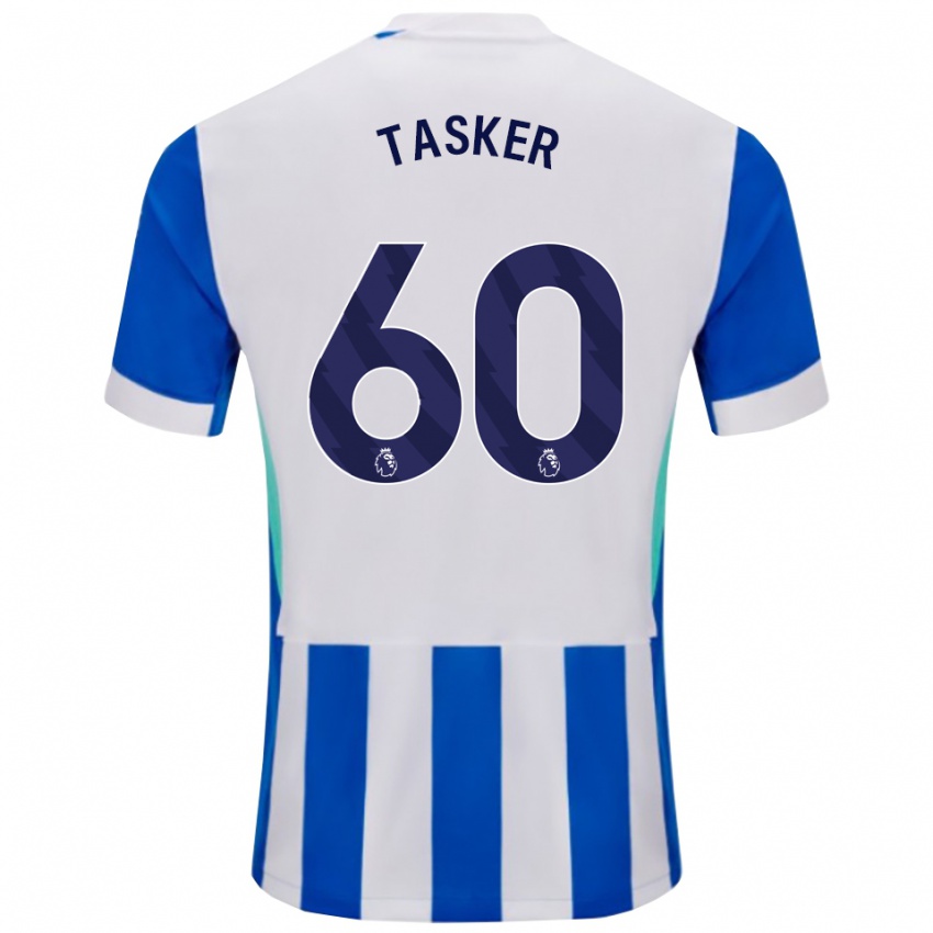 נשים צ׳ארלי טסקר #60 כחול לבן ג'רזי ביתית 2025/26 חולצה קצרה