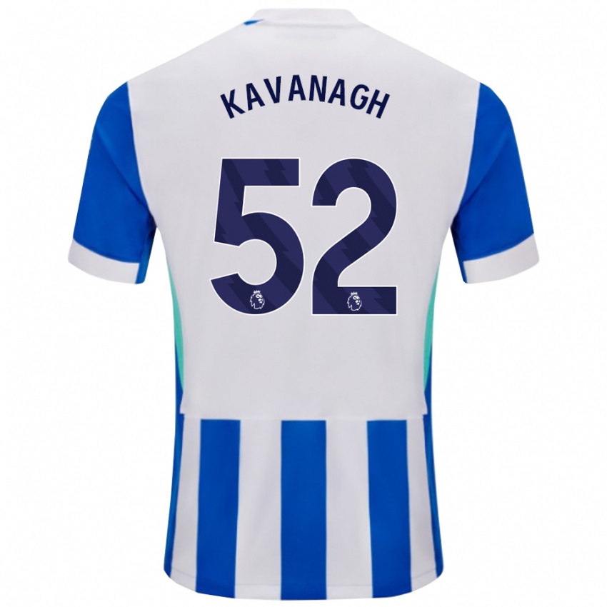 נשים Leigh Kavanagh #52 כחול לבן ג'רזי ביתית 2025/26 חולצה קצרה