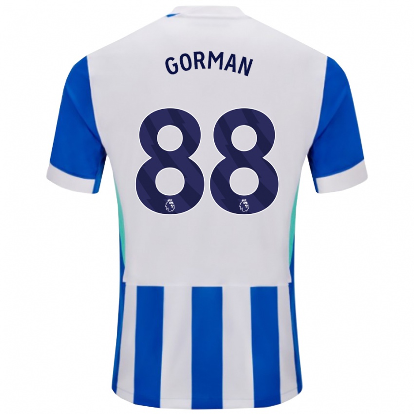 נשים רוני גורמן #88 כחול לבן ג'רזי ביתית 2025/26 חולצה קצרה