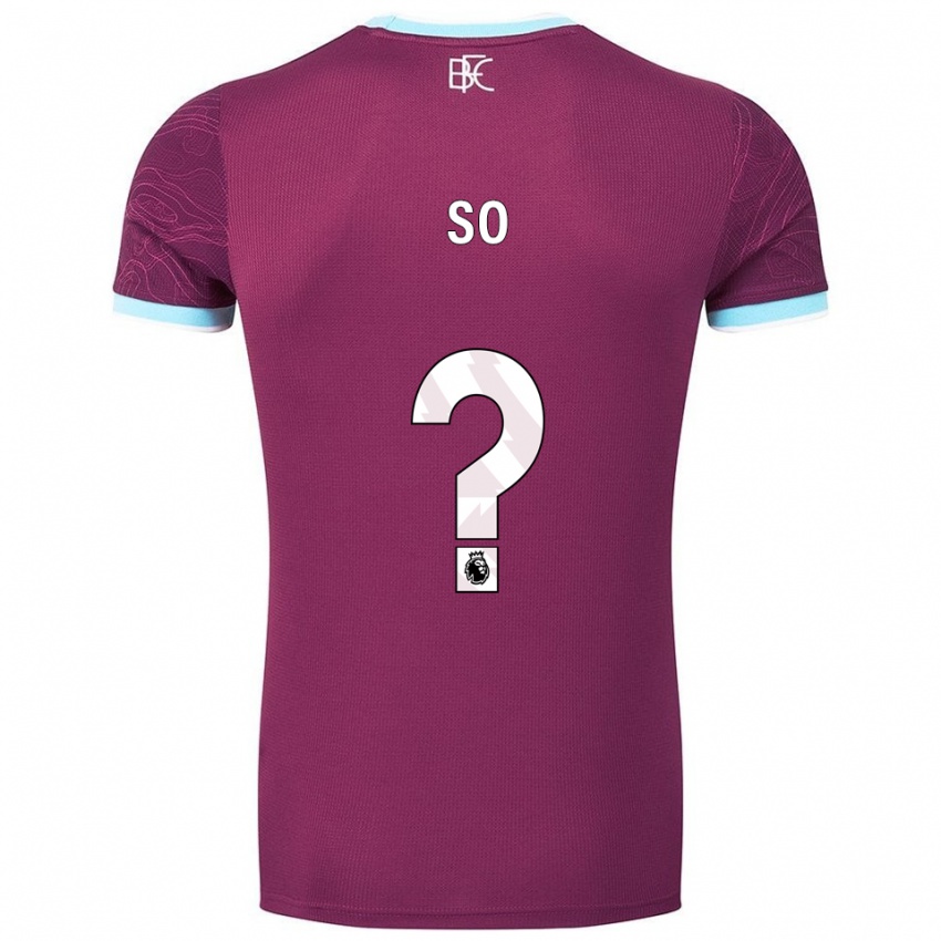 נשים Fabio So #0 בורדו תכלת ג'רזי ביתית 2025/26 חולצה קצרה