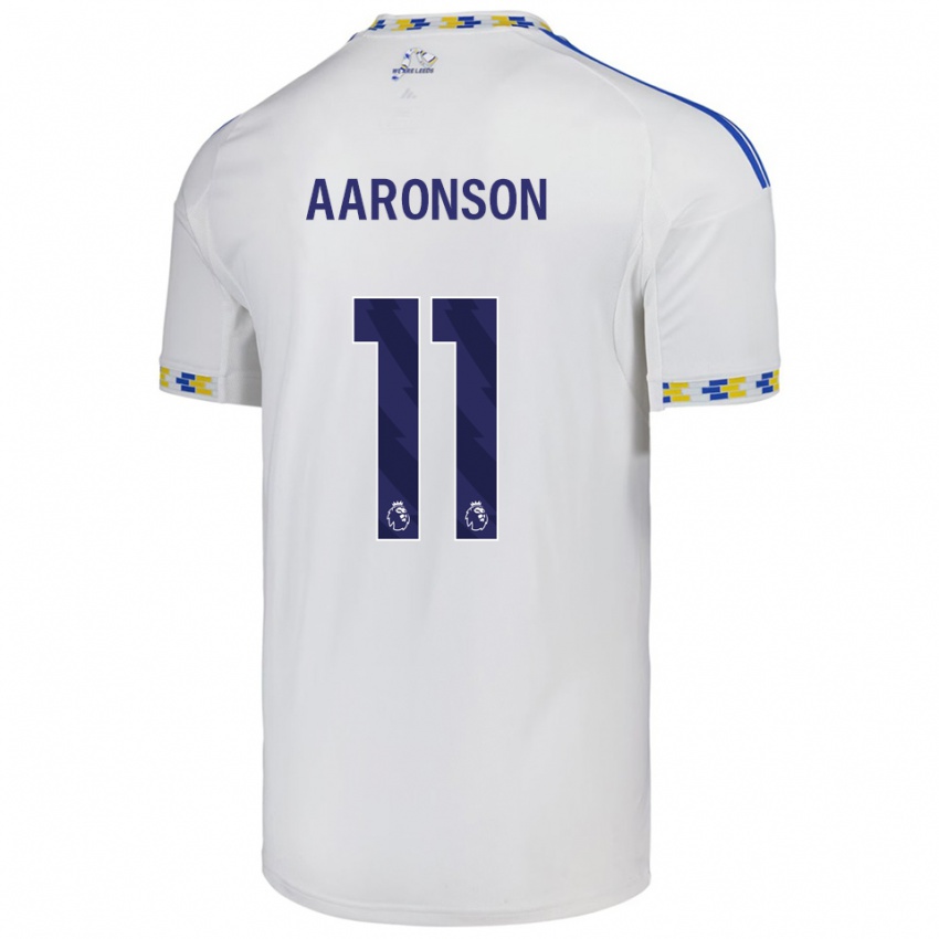 נשים ברנדן ארונסון #11 לבן כחול ג'רזי ביתית 2025/26 חולצה קצרה