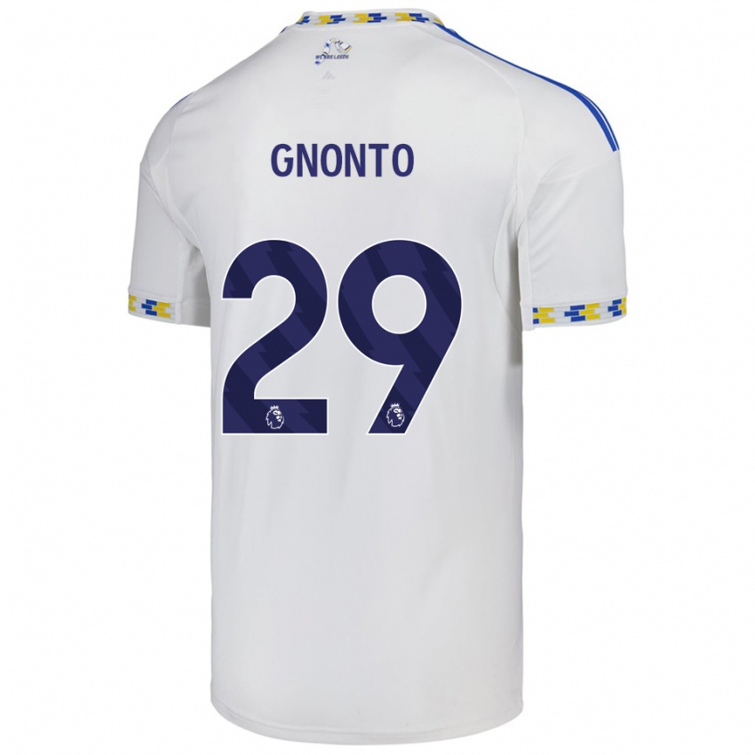 נשים וילפריד ניונטו #29 לבן כחול ג'רזי ביתית 2025/26 חולצה קצרה