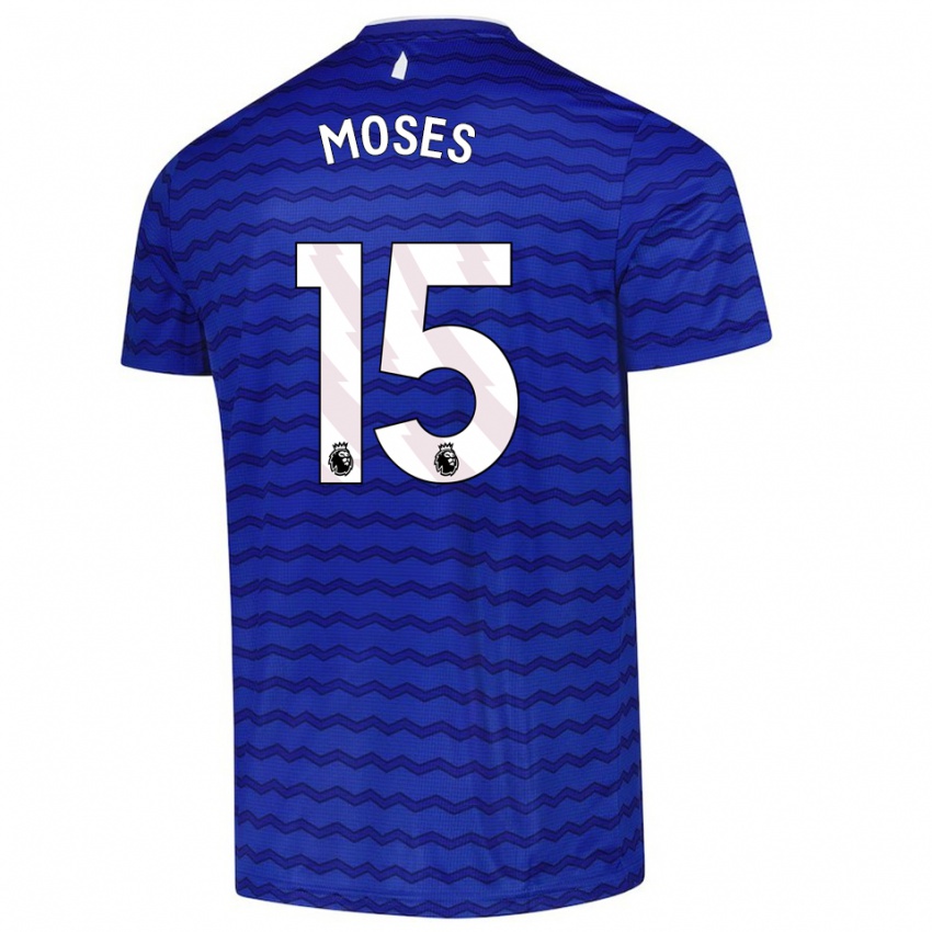 נשים Amari Moses #15 כחול נייבי ג'רזי ביתית 2025/26 חולצה קצרה