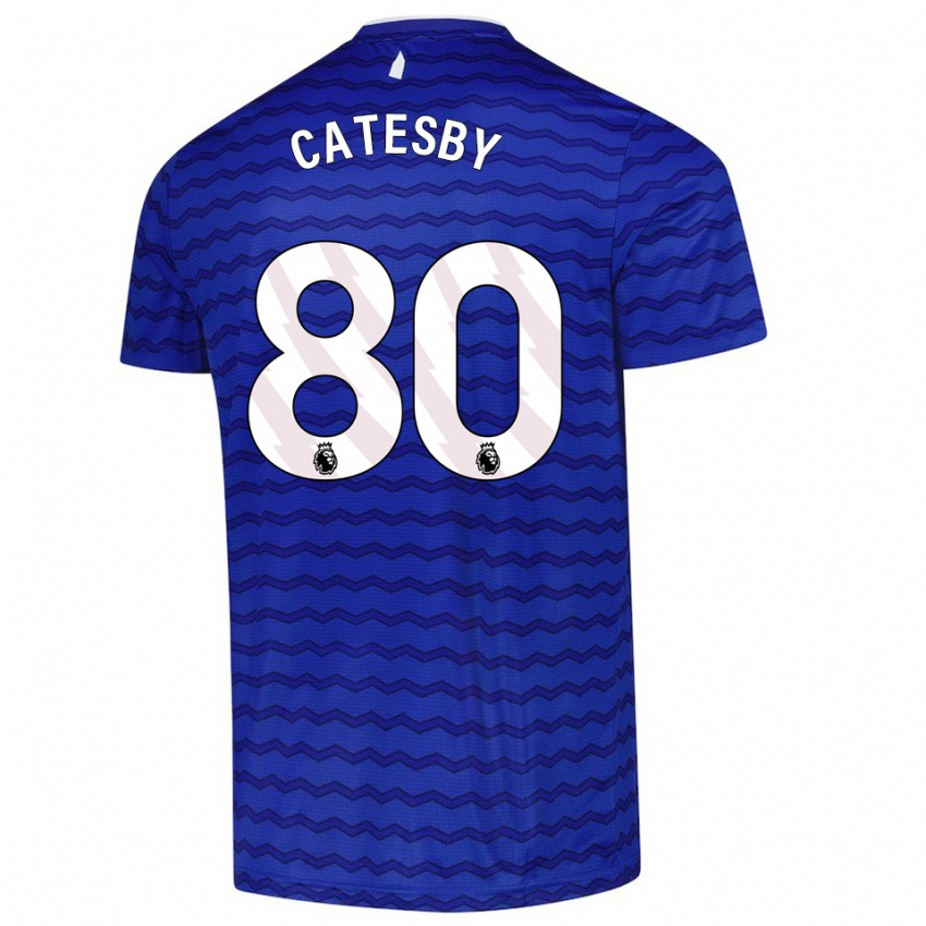 נשים ג'ואל קטסבי #80 כחול נייבי ג'רזי ביתית 2025/26 חולצה קצרה