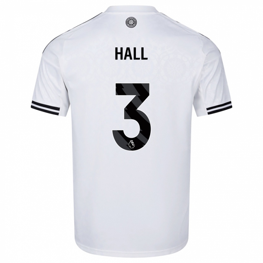 נשים Marcel Hall #3 לבן שחור ג'רזי ביתית 2025/26 חולצה קצרה