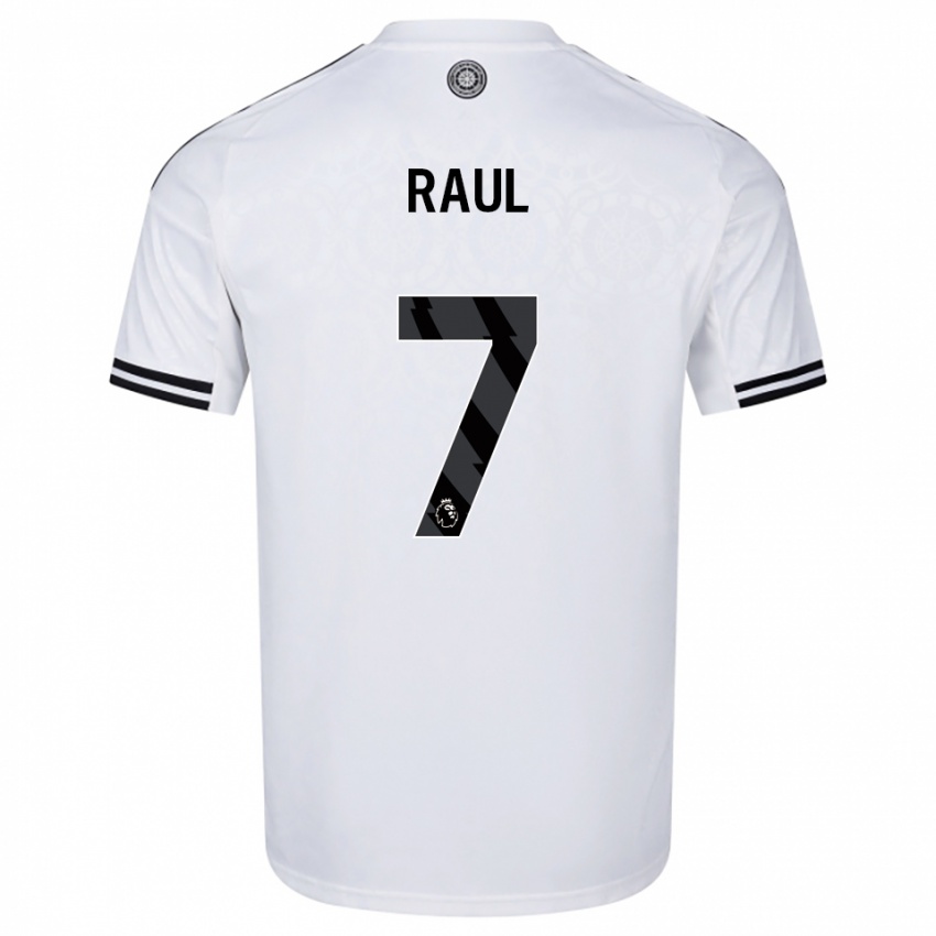 נשים ראול חימנס #7 לבן שחור ג'רזי ביתית 2025/26 חולצה קצרה