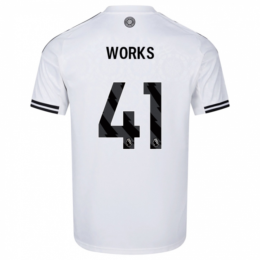 נשים טרל לורנס איסייה וורקס #41 לבן שחור ג'רזי ביתית 2025/26 חולצה קצרה