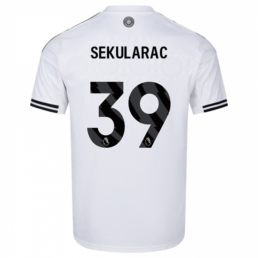 נשים קריסטיאן שקולאראק #39 לבן שחור ג'רזי ביתית 2025/26 חולצה קצרה