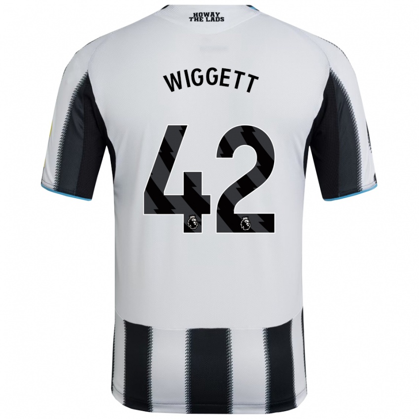 נשים צ׳ארלי ג׳ון וויגט #42 שחור לבן ג'רזי ביתית 2025/26 חולצה קצרה