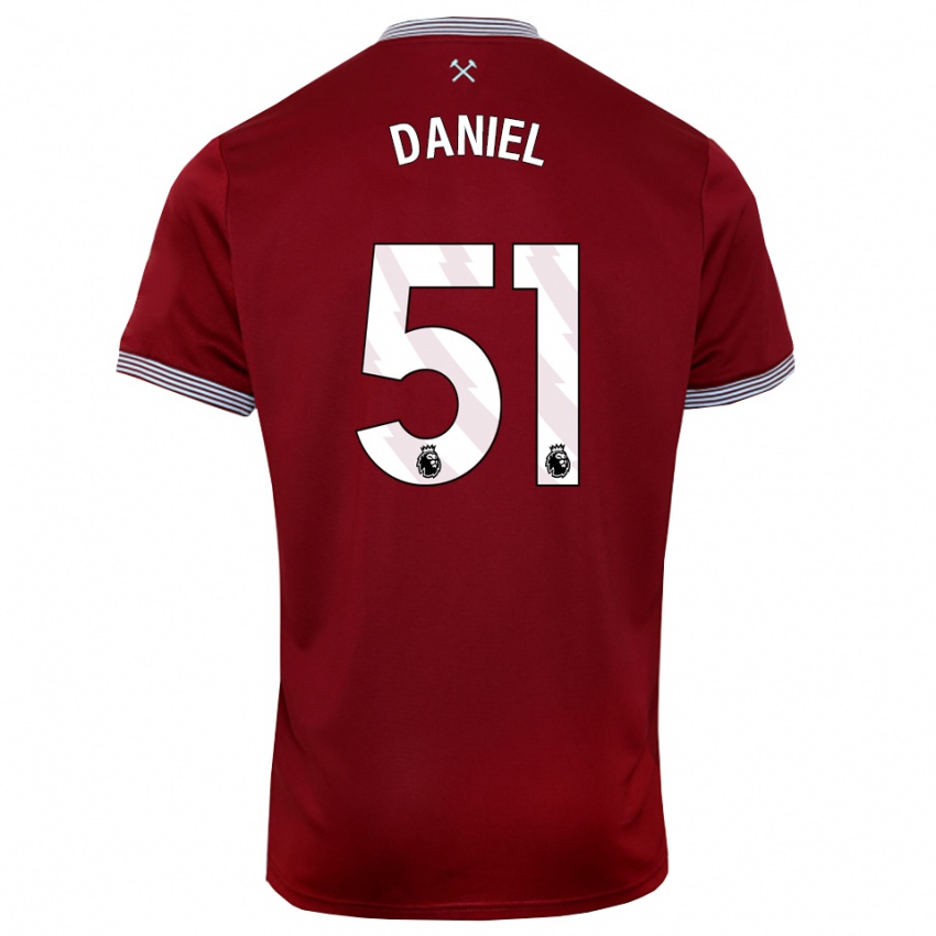 נשים דניאל צ'סטרס #51 בורדו לבן ג'רזי ביתית 2025/26 חולצה קצרה נשים דניאל צ'סטרס #51 בורדו לבן ג'רזי ביתית 2025/26 חולצה קצרה