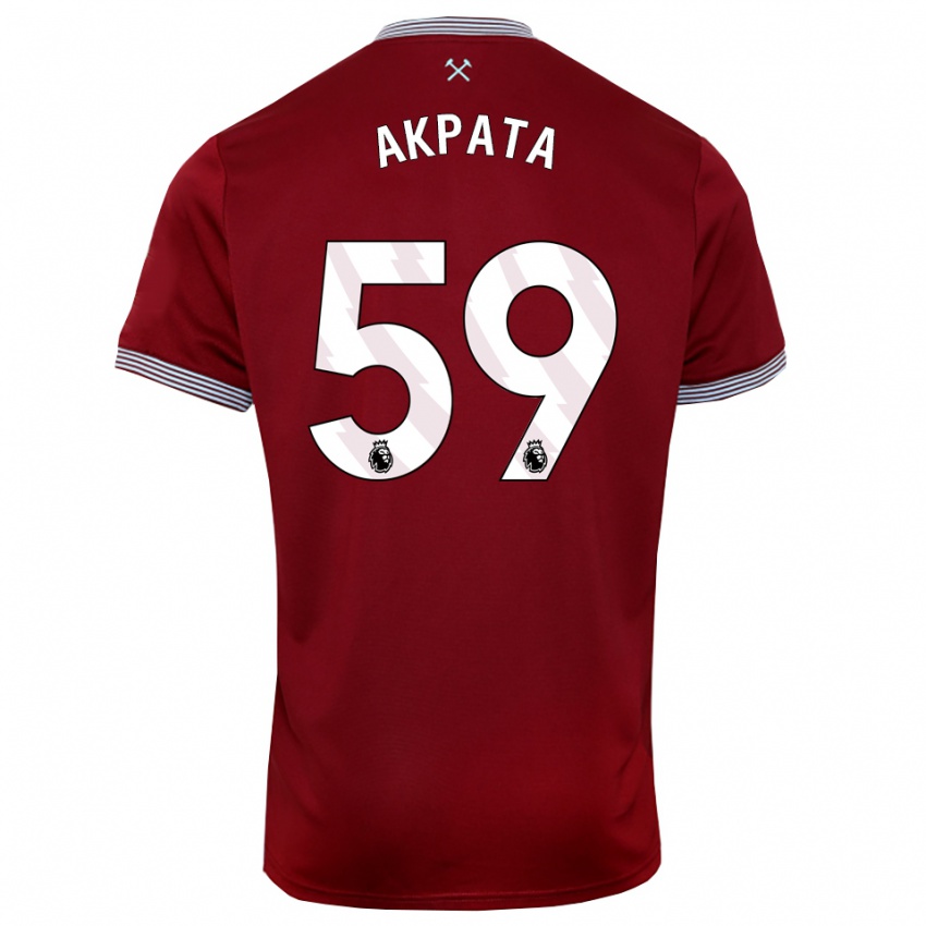 נשים טיירון אקפטה #59 בורדו לבן ג'רזי ביתית 2025/26 חולצה קצרה נשים טיירון אקפטה #59 בורדו לבן ג'רזי ביתית 2025/26 חולצה קצרה