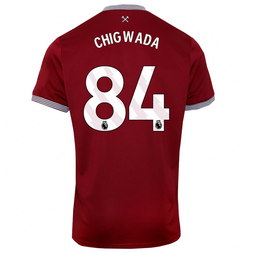 נשים דייוויד צ׳יגוואדה #84 בורדו לבן ג'רזי ביתית 2025/26 חולצה קצרה נשים דייוויד צ׳יגוואדה #84 בורדו לבן ג'רזי ביתית 2025/26 חולצה קצרה