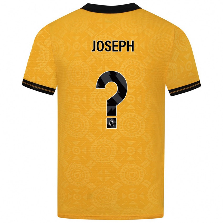 נשים Joseph Joseph #0 צהוב שחור ג'רזי ביתית 2025/26 חולצה קצרה