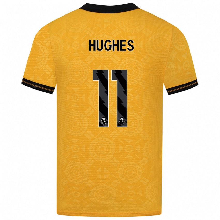 נשים אמבר יוז #11 צהוב שחור ג'רזי ביתית 2025/26 חולצה קצרה