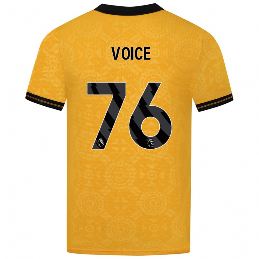 נשים קול קאדן #76 צהוב שחור ג'רזי ביתית 2025/26 חולצה קצרה