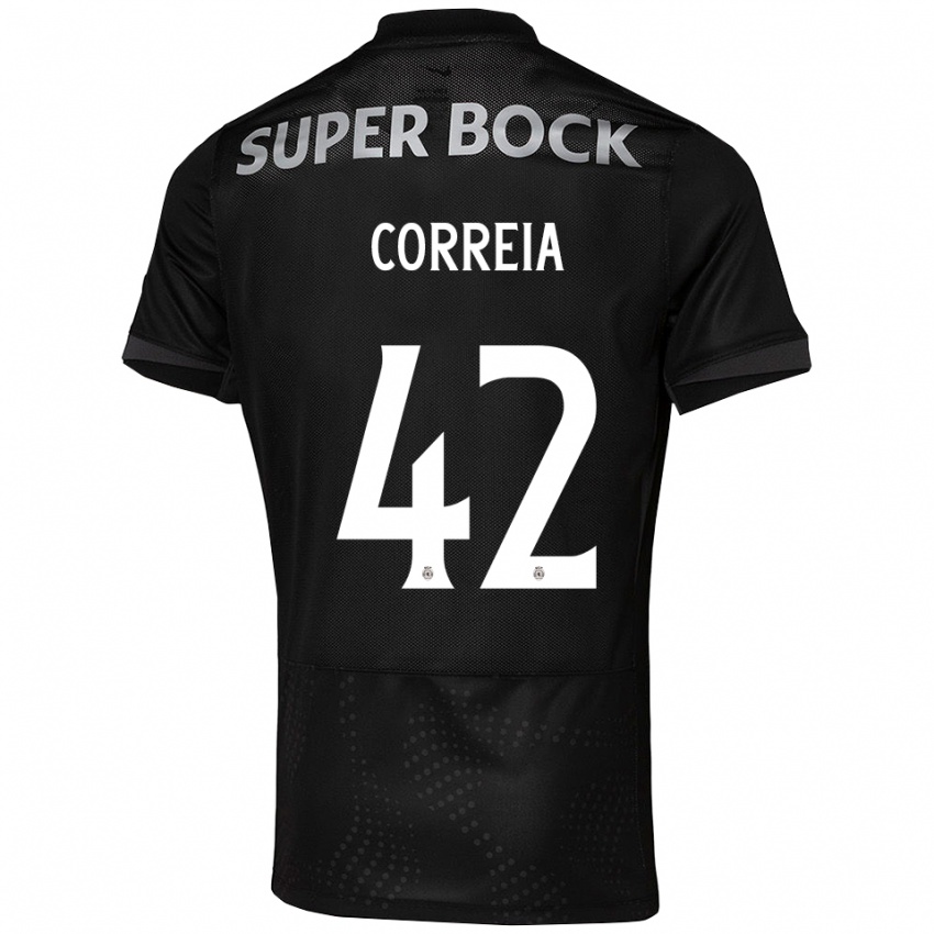 נשים לאונטה מאיזה נוזרנד קוריה #42 שחור לבן הרחק ג'רזי 2025/26 חולצה קצרה